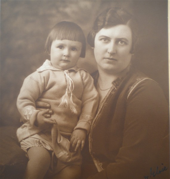 Germain med sin dotter Elsie 